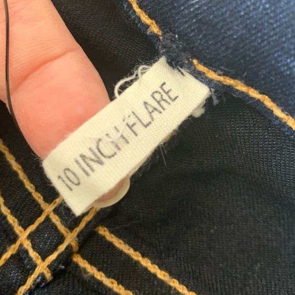 RAG & BONE Mid Rise Crop Flare Jeans in RIVINGTON WASH SIZE 24 - Picture 14 of 14